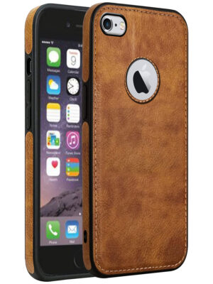 Pu Leather Case For iPhone 8 Plus (Brown)