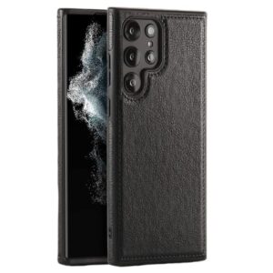 Pu Leather Case For Samsung S24 Ultra (Black)