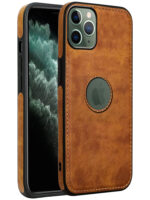 Pu Leather Case For iPhone 11 Pro (Brown)