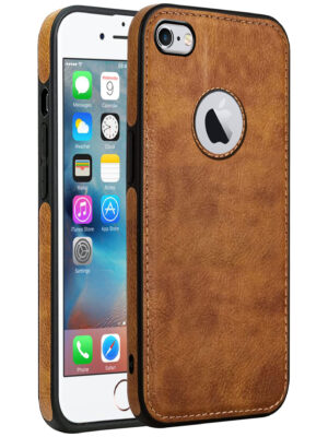 Pu Leather Case For iPhone 7 (Brown)