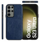 Pu Leather Case For Samsung S23 Ultra (Blue)