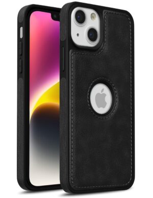 Pu Leather Case For iPhone 14 Plus (Black)