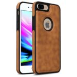 Pu Leather Case For iPhone 8 Plus (Brown)
