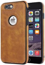 Pu Leather Case For iPhone 6 Plus (Brown)