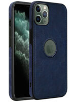 Pu Leather Case For iPhone 11 Pro Max (Blue)