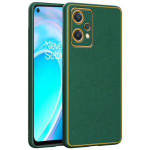 Chrome Leather Case For One Plus Nord Ce2 Lite (Grean)