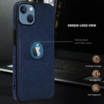 Pu Leather Case For iPhone 14 (Blue)