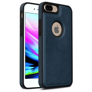 Pu Leather Case For iPhone 8 Plus (Blue)
