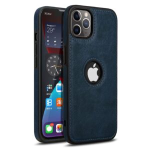 Pu Leather Case For iPhone 11 Pro (Blue)