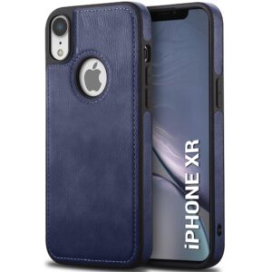 Pu Leather Case For iPhone Xr (Blue)