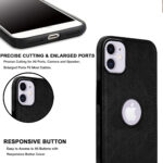 Pu Leather Case For iPhone 11 (Black)