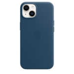 iPhone 15 Leather Case with MagSafe Animation- Blue