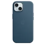 iPhone 15 Leather Case with MagSafe Animation - Pacific Blue