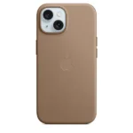 iPhone 15 Leather Case with MagSafe Animation- Taupe