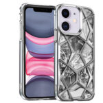 Diamond Cut Back Case for iPhone 11 (Silver)