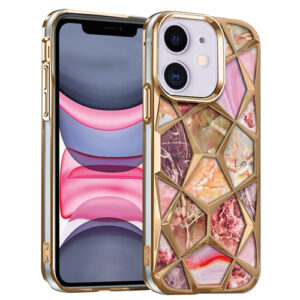 Diamond Cut Back Case for iPhone 11 (Gold)