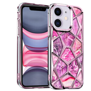 Diamond Cut Back Case for iPhone 11 (Pink)