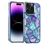 Diamond Cut Back Case iPhone 14 Pro Max (Blue)