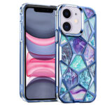 Diamond Cut Back Case for iPhone 12 (Blue)