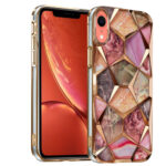 Diamond Cut Back Case for iPhone Xr (Gold)