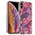 Diamond Cut Back Case for iPhone X,Xs (Pink)