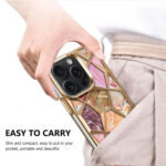 Diamond Cut Back Case iPhone 14 Pro Max (Gold)