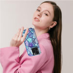 Diamond Cut Back Case iPhone 14 Pro Max (Blue)