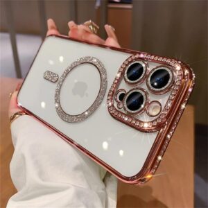 Diamond Bling Case iPhone 16 Pro Max (Pink)