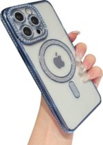 Diamond Bling Case For iPhone 14 Pro - Blue
