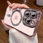 Diamond Bling Case For iPhone 14 Pro - Pink
