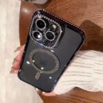Diamond Bling Case For iPhone 16 Pro - Black