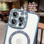 Diamond Bling Case For iPhone 13 Pro Max Blue