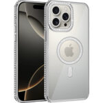 Diamond Bling Case iPhone 16 Pro Max (Silver)