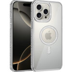 Diamond Bling Case For iPhone 16 Pro -Silver